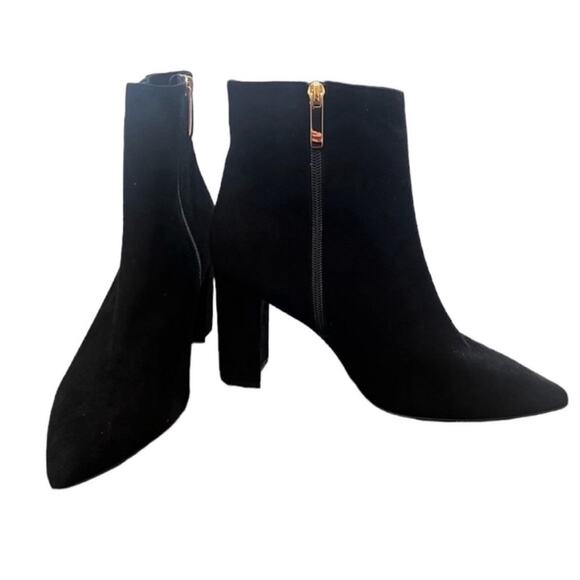 NWOT L’Agence Galena Black Suede Bootie - Sz EU41/US11 - Picture 7 of 8